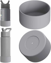 Fascia Acquatica Plus - 2 Pezzi - 14oz/18oz/22oz - Grigio - Bumper Protezione in Silicone
