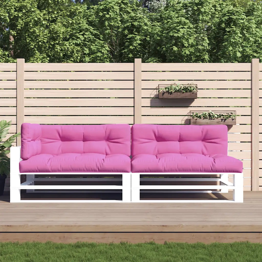 Cuscini per Pallet 5 pz | Cuscini per sedie Rosa in Tessuto