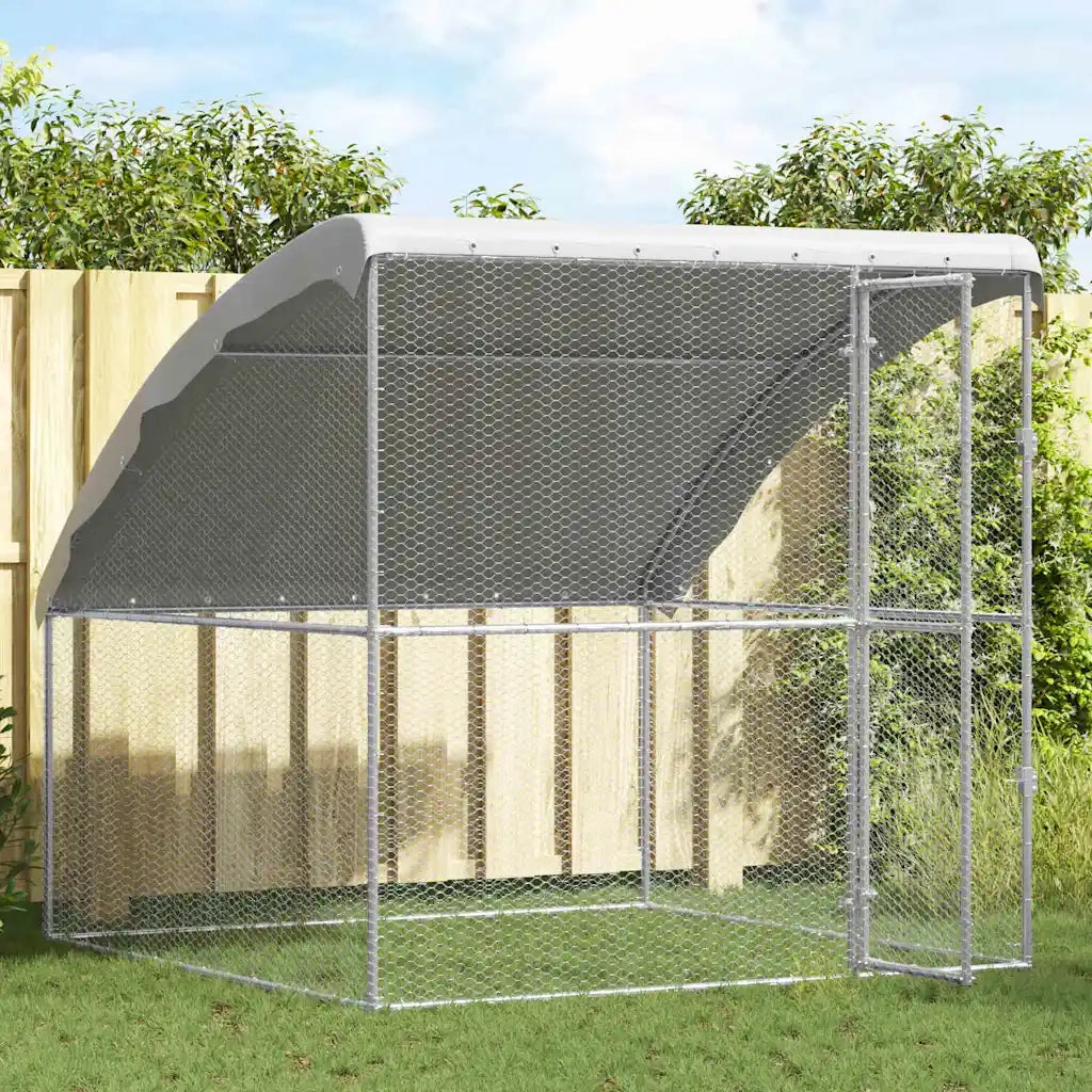 Gabbia per polli Argento 2 x 2 x 2 m Acciaio zincato 42008372