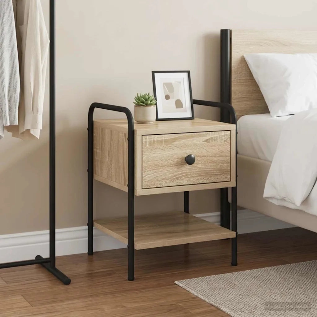Armadio da Notte Rovere Sonoma 35 x 36,5 x 47 cm 8007661