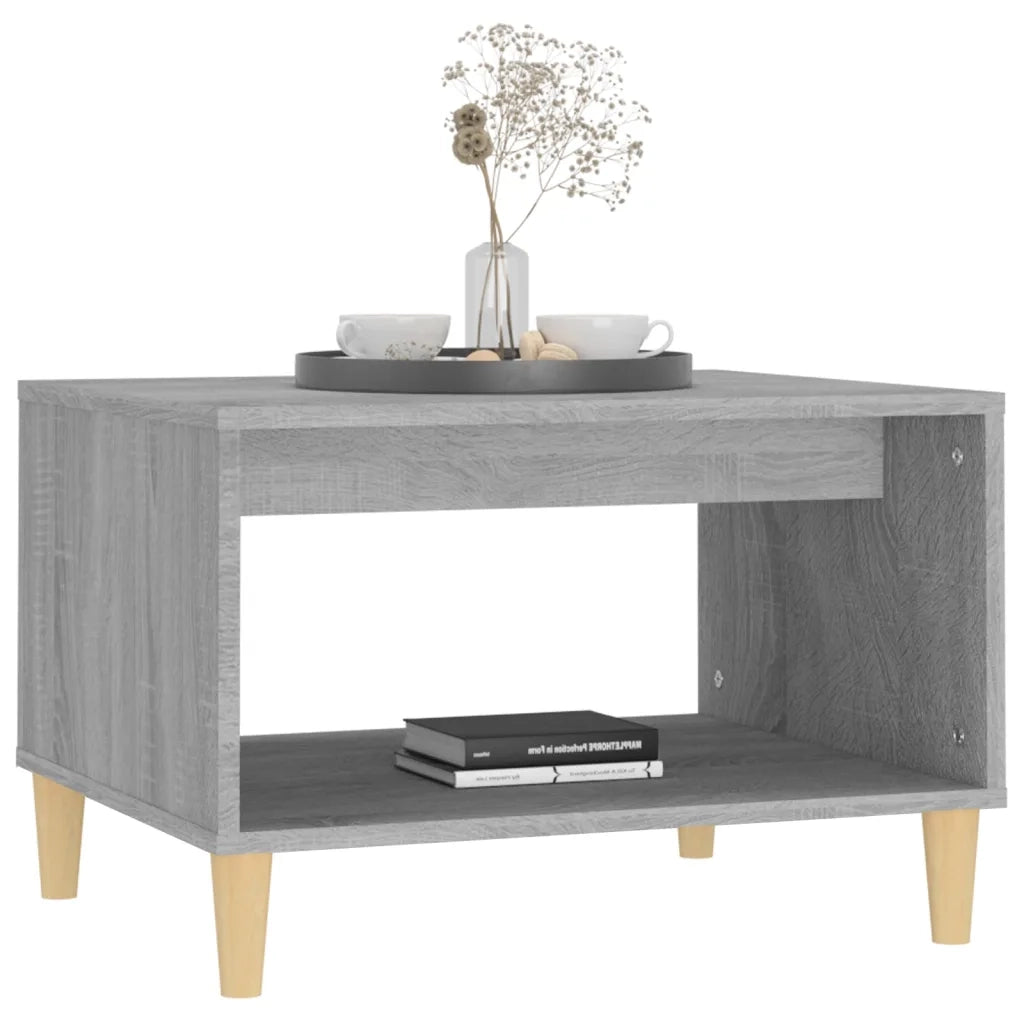 Tavolino da Salotto Grigio Sonoma 60x50x40 cm Legno Multistrato 817520