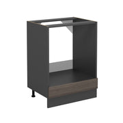 Vicco Mobile per forno da incasso Grigio nobile 60 cm senza piano di lavoro