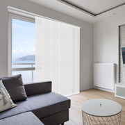 VIEWTEX Kit di pannelli giapponese (binario e pannelli) Screen - Grado di apertura 10% - Bianco 191 cm - Made in Europe - 5 anni di garanzia