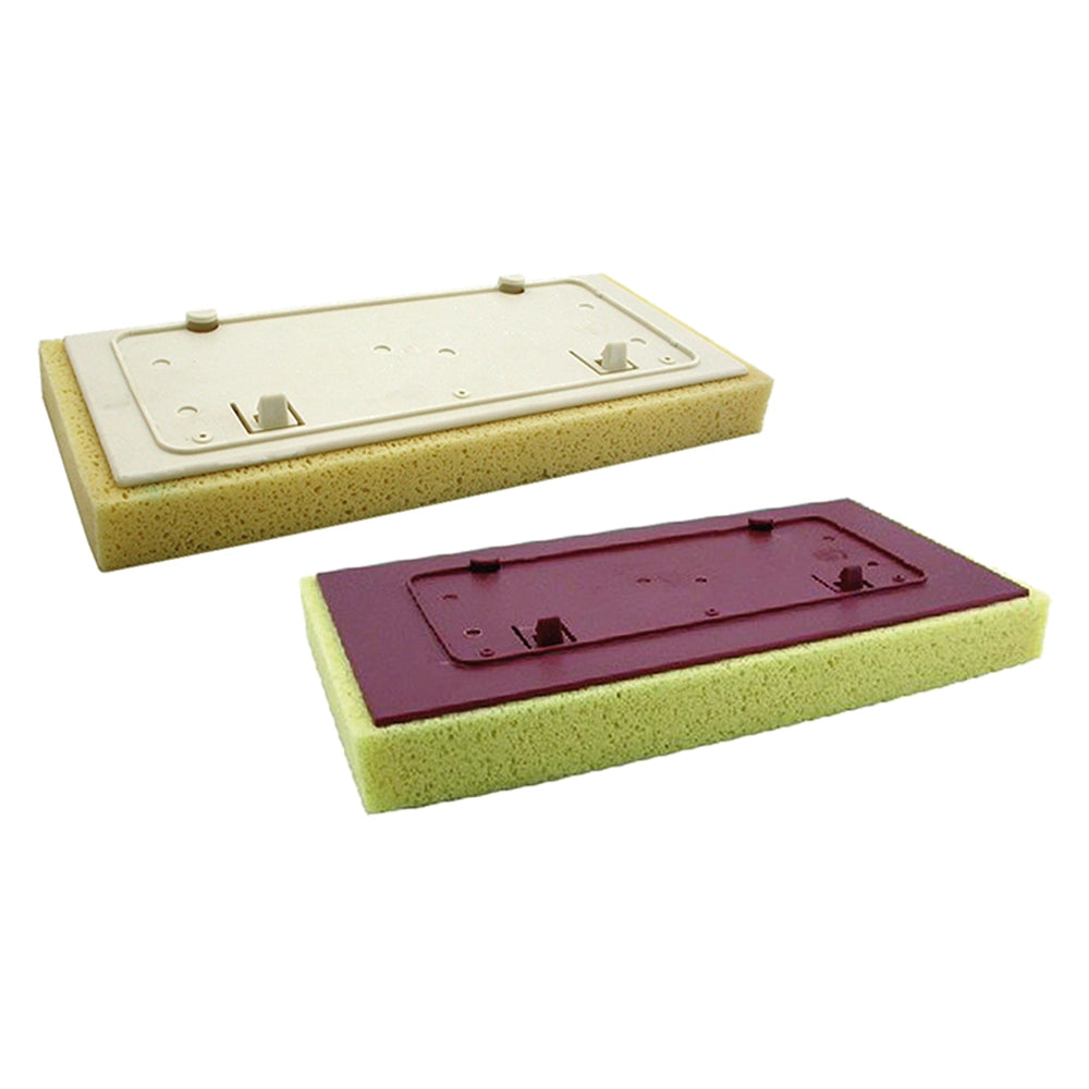 1pz ricambio spugna cm 17 x 34 colore marrone cod:ferx.101506nlm