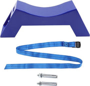 Supporto per Serbatoio di Gas Cilindro Montaggio a Parete - Cinghia Fissa - Cinghia di Serbatoio di Gas - Viti di Espansione - Cintura di Sicurezza - Blu .