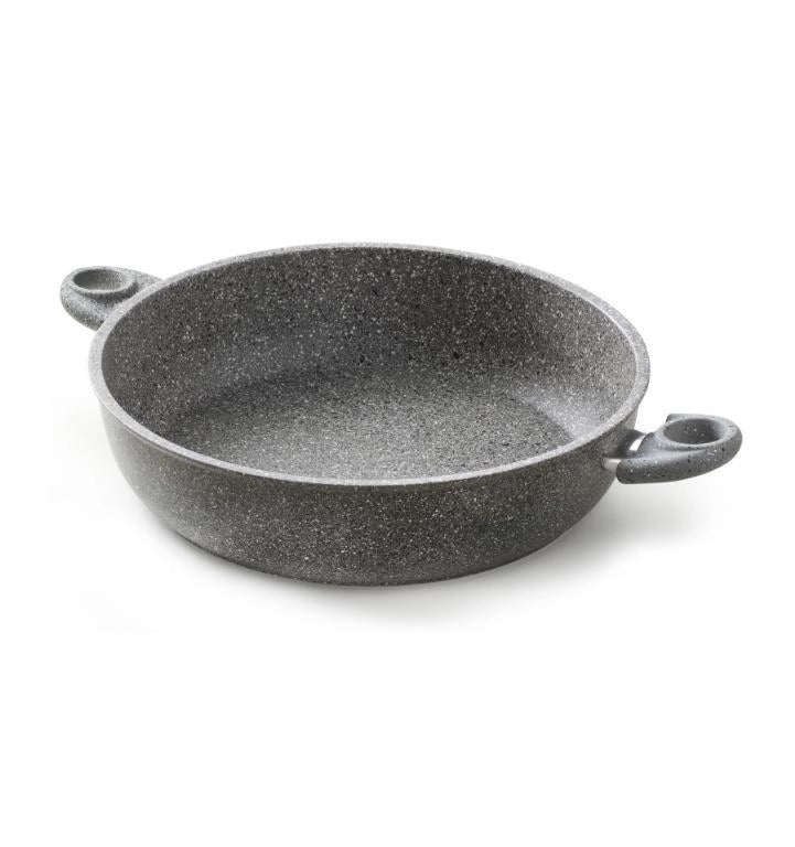 Tegame Antiaderente con 2 Manici Cuore di Pietra 28 cm Accademia Mugnano