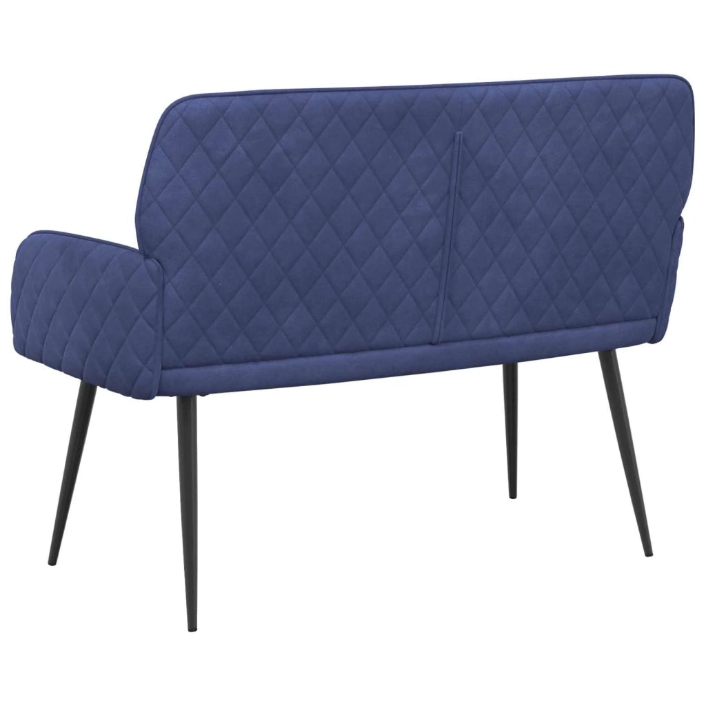 Divano a 2 posti con gambe in metallo 2 posto Blu Polizia 42051063