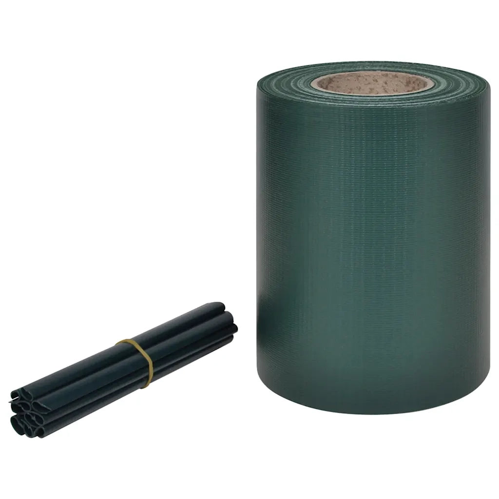 Recinzione Frangivento da Giardino PVC 70x0,19 m Verde 41618