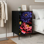 Armadio da Notte KIEL Rovere Nero 36 x 33 x 61 cm 8007337