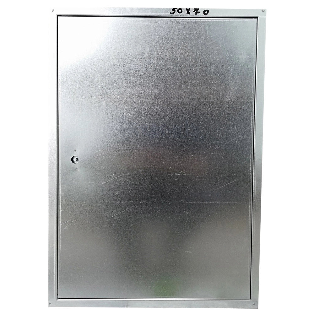 Sportello cieco portello porta zincata universale custodia uso esterno, scegli se  h 45 x l 60