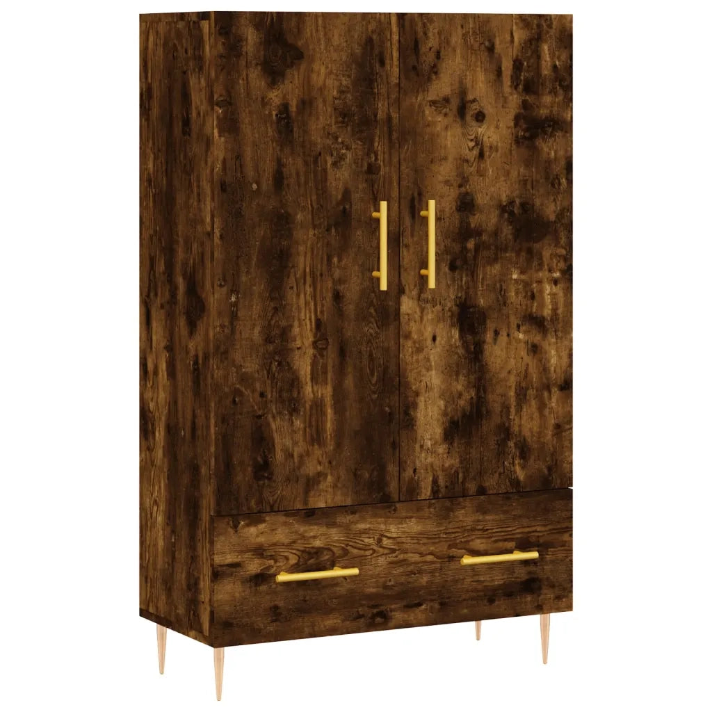 Credenza Rovere Fumo 69,5x31x115 cm in Legno Multistrato 828225