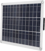 Pannello solare 15W 12V a silicio monocristallino con porta USB IP65 impermeabile per ricaricare ventilatori camper.