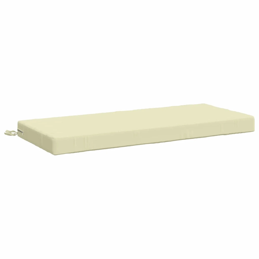 Cuscini per Panchina a 2 Pezzi SOEST 2 pz 100% Poliestere Crema 950159