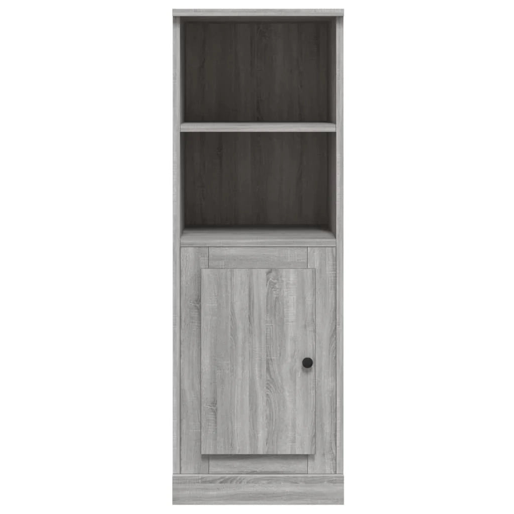 Buffet credenza cassettiera mobiletto mobile contenitore organizer cucina soggiorno salotto rovere Sonoma alto 36 x 35,5 x 103,5 cm legno ingegnerizzato grigio 02_0035353