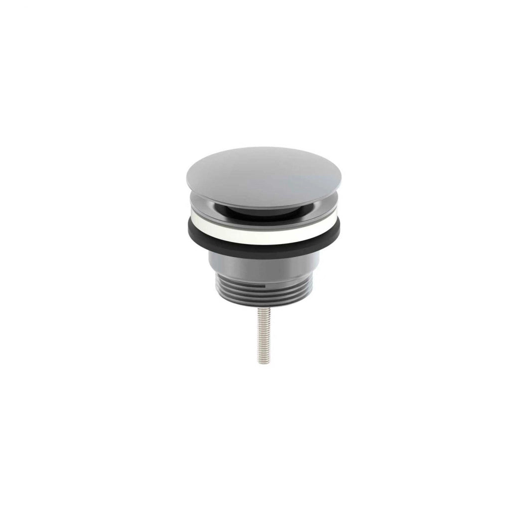 SINED Valvola Click Clack per lavabo colore oro rosa acciaio inox 316L scarico piletta con chiusura a pressione PILETTA-SCARICO-LEVANTE-CANNA-FUCILE