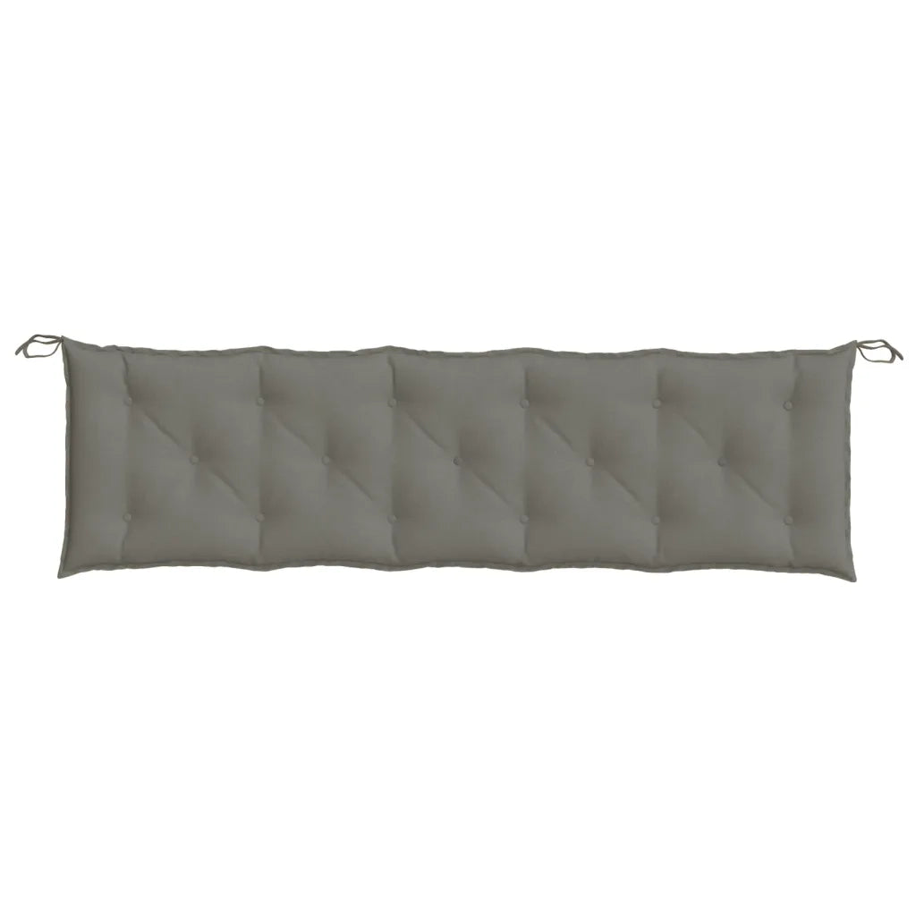 Cuscino Panca Giardino Grigio Scuro Mélange 180x50x7 cm Tessuto 4002565
