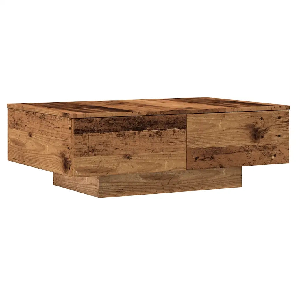 Tavolino da Salotto-Tavolino da soggiorno-Tavolo Legno Antico 90x60x31 cm Legno Multistrato