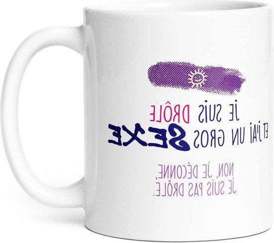 Moka con testo divertente - idea regalo per amici o coppie - fratelli - compleanno Natale - divertimento