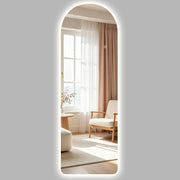 Specchio da parete LED 120x40cm ¨C Xylo ¨C Arco, dimmerabile, 3 colori luce