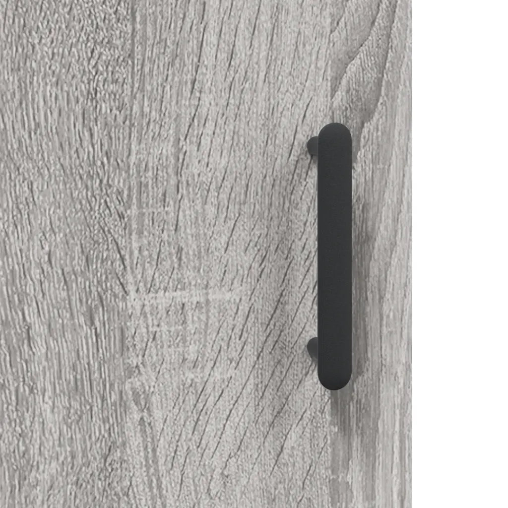 Credenza | Madia | Buffet da pranzo | Armadio da pranzo Grigio Sonoma 34,5x34x180 cm in Legno Multistrato