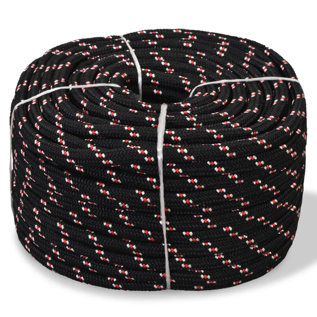 Corda Nautica in Polipropilene 10 mm 250 m Nera