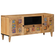 Mobile TV-Credenza per TV Naturale 105 x 33,5 x 46 cm Legno di mango massello