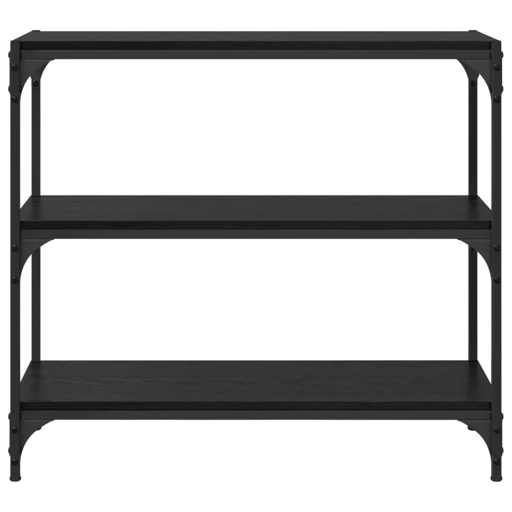 Armadio per Libri Rovere Nero 80 x 33 x 70,5 cm 881110