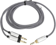 Cavo di Altoparlante - Compatibile con Focal Elegia/Celestee/Stellia/Elear/Clear/Radiance - Connesione 3,5 mm - Duraturo - Ottimo Suono - 16 Fili Cavo Coperchio/Zinco - Cavo Audio