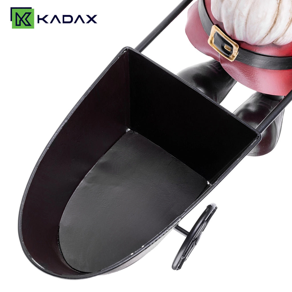 KADAX Stalowa figura ogrodowa krasnal + ZBIERZ TACZKI!!!