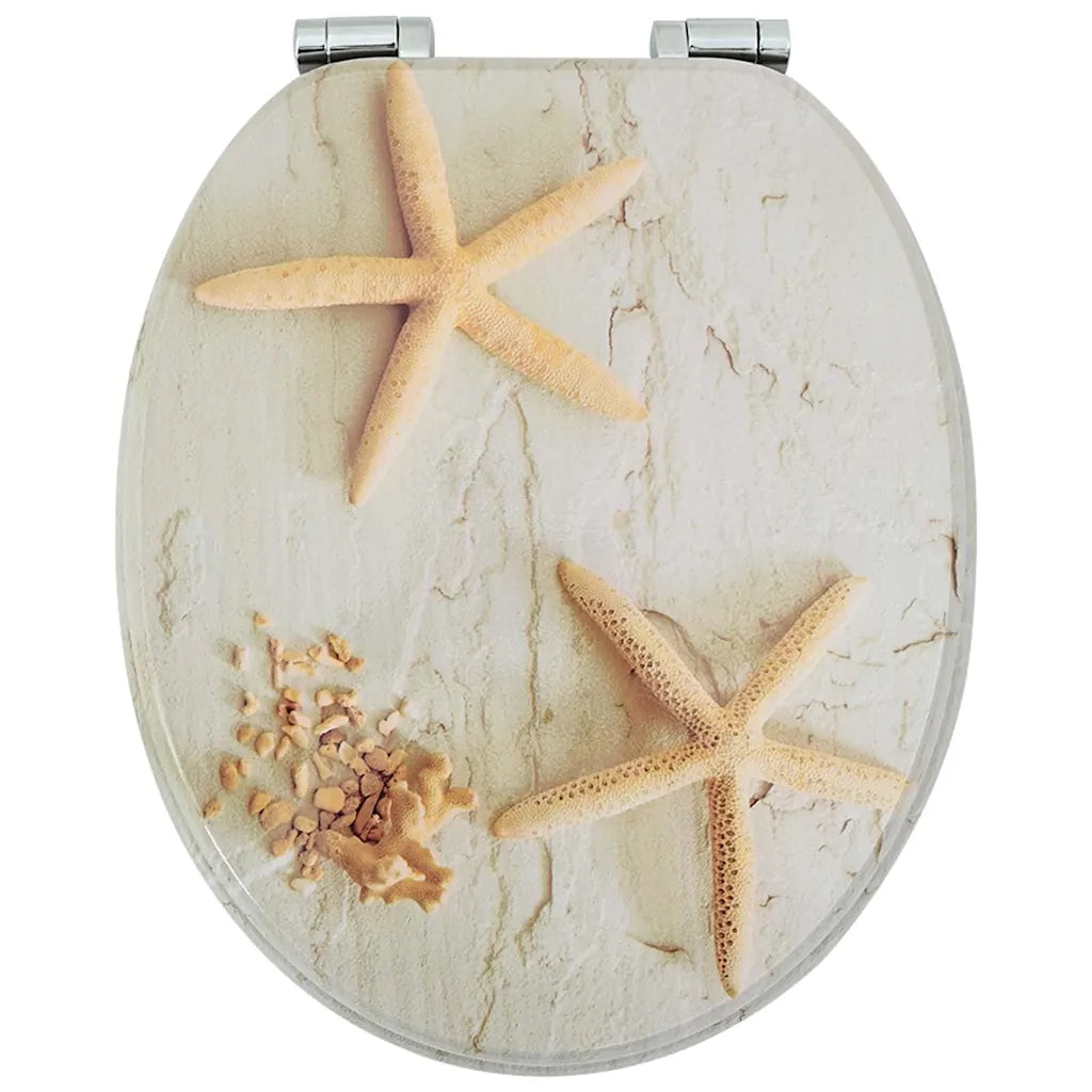 Sedile per toilette con chiusura morbida Giallo e Bianco CFW4438025