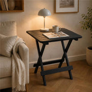 TAVOLO TEVERE PIEGHEVOLE DA ESTERNO 79X72CM IN COLORE ANTRACITE