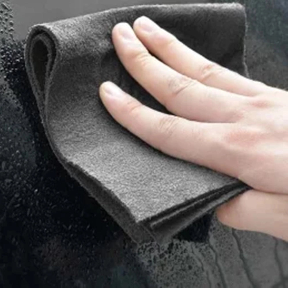 Trade Shop - Set Da 2 Pezzi Panno Magico Per Pulizia Senza Aloni Vetri Specchio Auto Rubinetto -