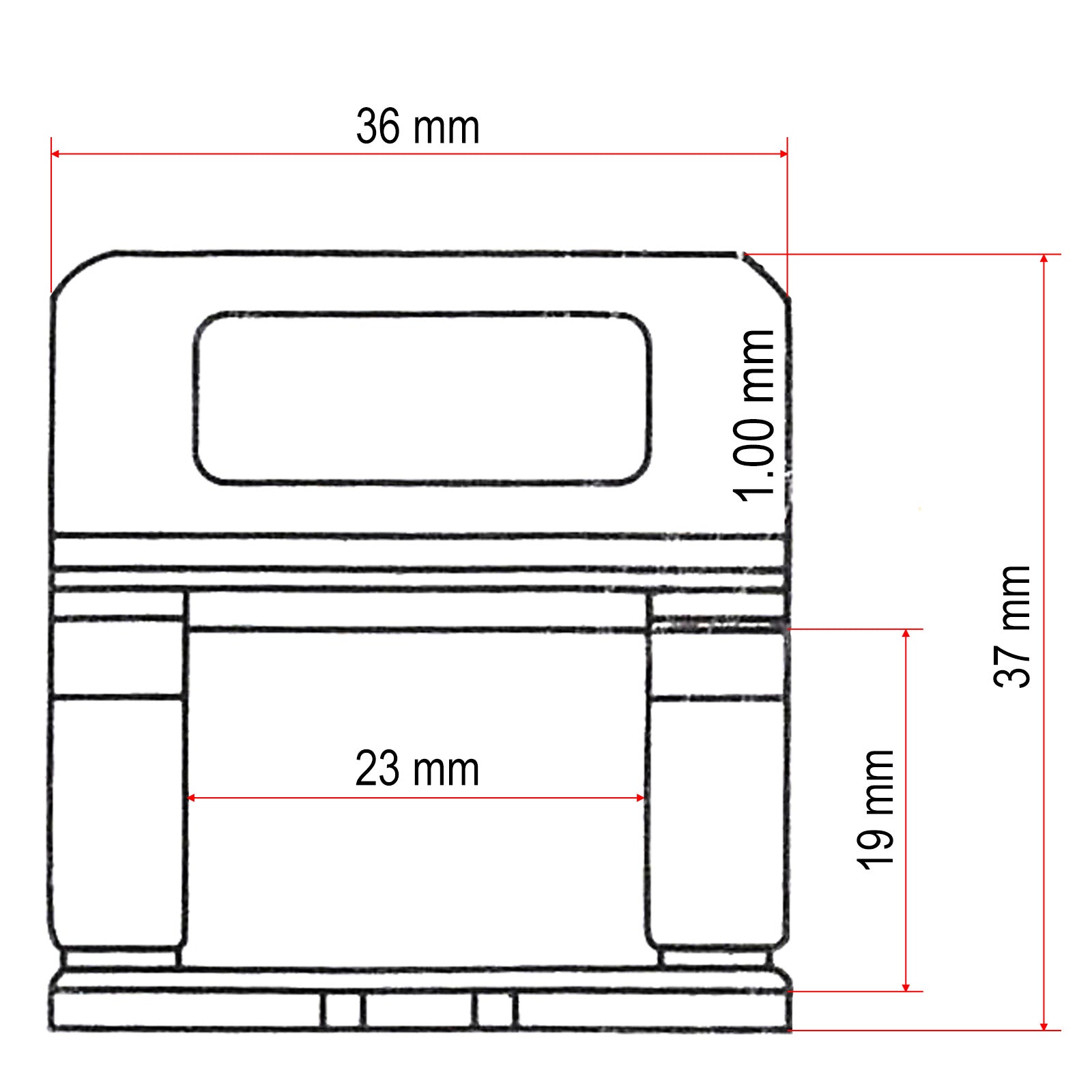 Distanziatori livellanti 800 linguette 1,0mm per livellamento piastrelle