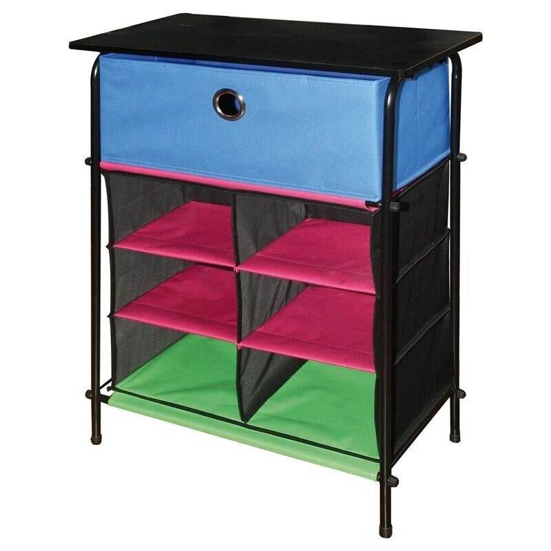 BALENO HOME RACK CASSETTIERA IN TNT STRUTTURA IN ACCIAIO DA ESTERNO