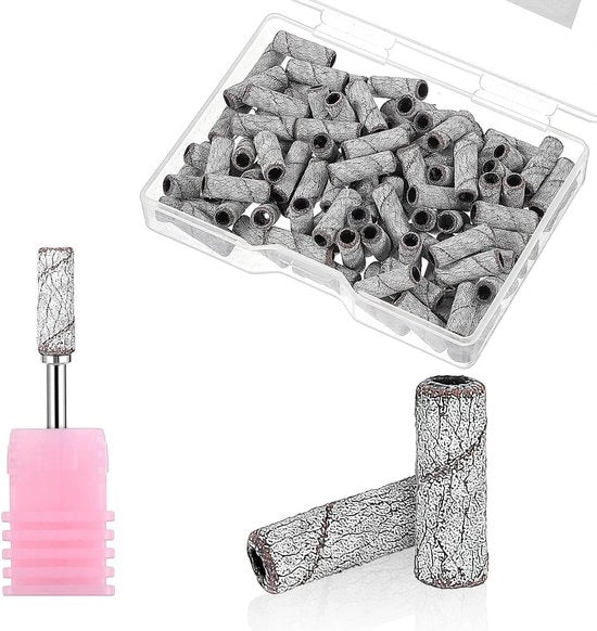 100 pezzi di strisce di abrasione per punterelle - grana fine 240 # strumenti per manicure e pedicure
