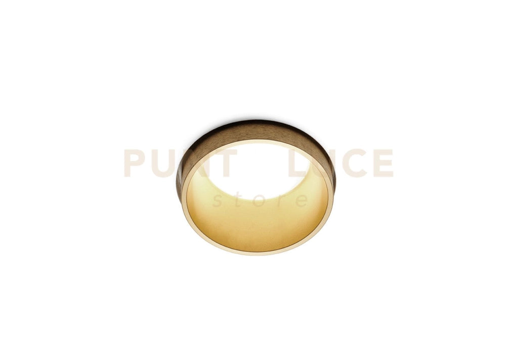 THESSALY faretto per Incasso 1 Luce Bordo oro attacco faretto GU10 d.10cm