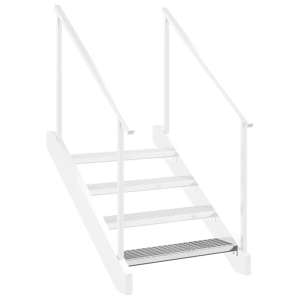 Gradino in Griglia 60x24x7 cm Acciaio Zincato 155677