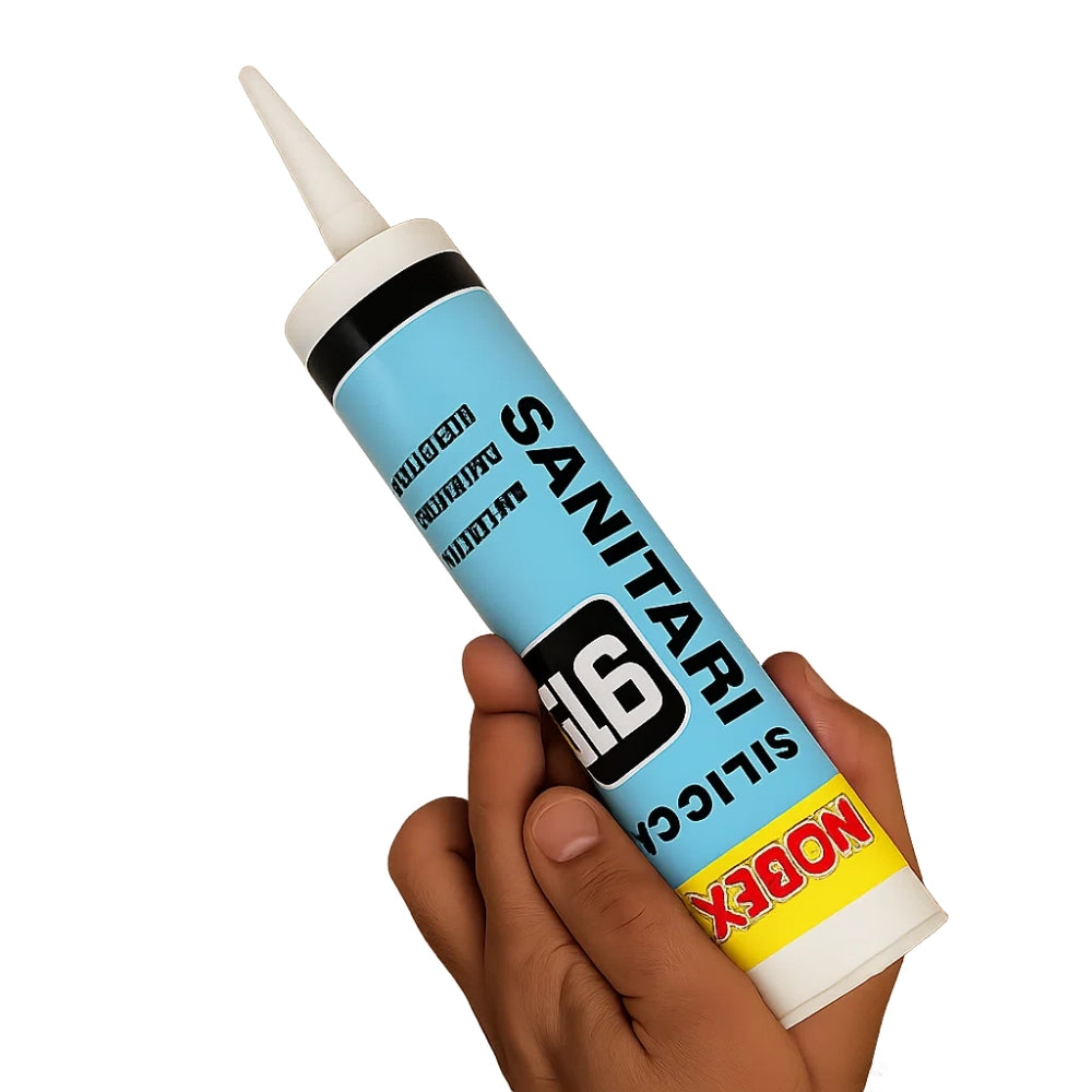Sigillante siliconico nobex per sanitari e lattoneria *** colore bianco, confezione 1