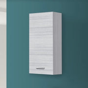 Pensile bagno sospeso 35 cm grigio con ripiano regolabile Desya