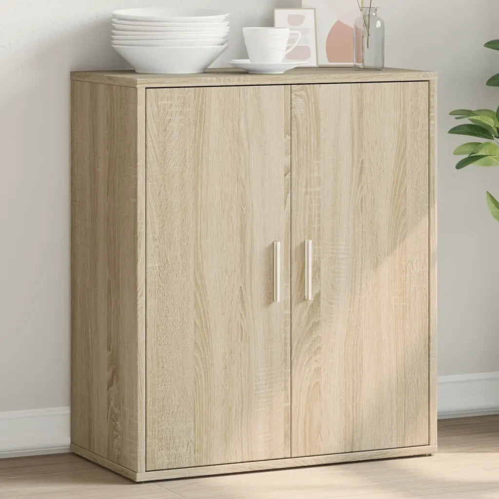 Credenza-Buffet-Armadio da cucina Rovere Sonoma 60x31x70 cm in Legno Multistrato 865682
