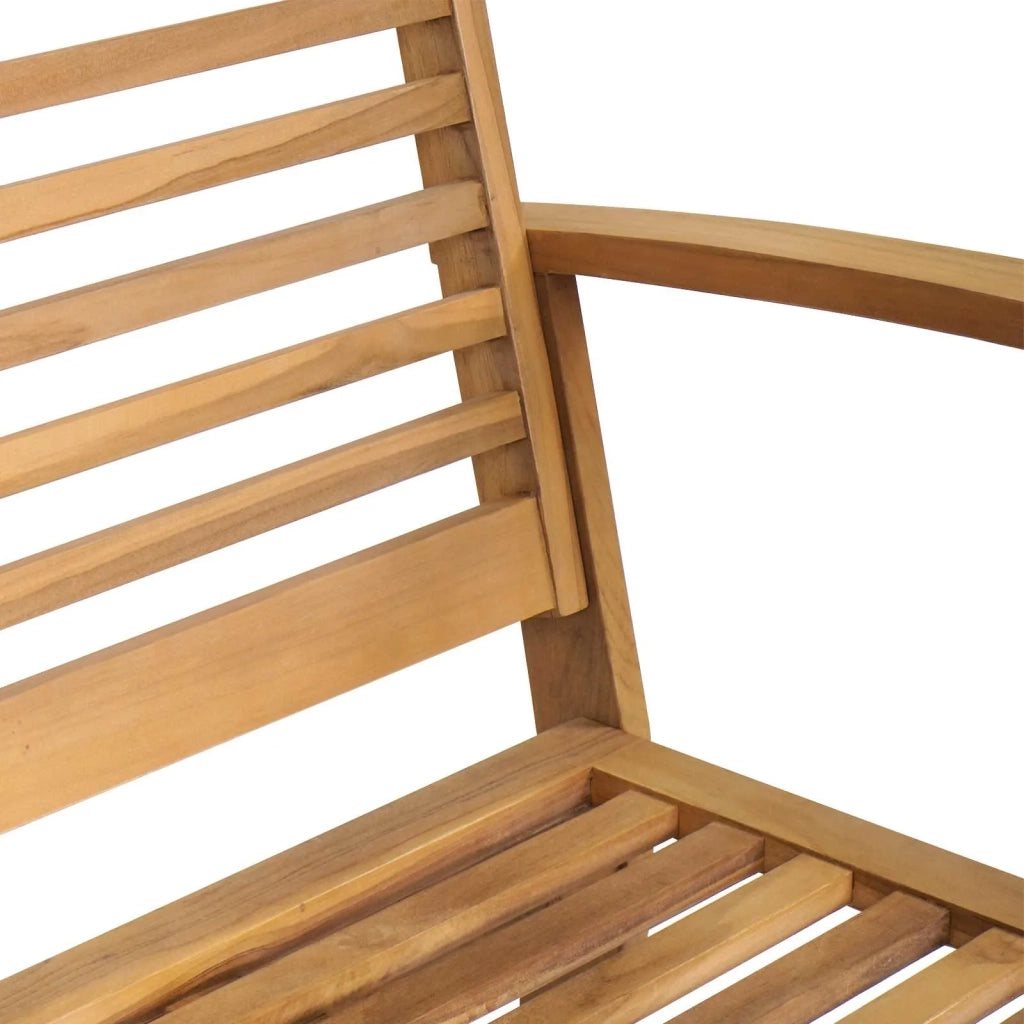 panchina Marrone 110 x 65 x 76,5 cm Legno di teak solido CFW7900671