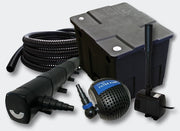 Kit di filtrazione per laghetto da 12000 litri sterilizzatore da 72 watt pompa per fontana 4216487