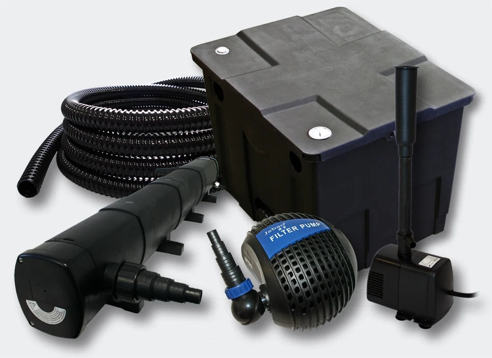 Kit di filtrazione per laghetto da 12000 litri sterilizzatore da 72 watt pompa per fontana 4216487