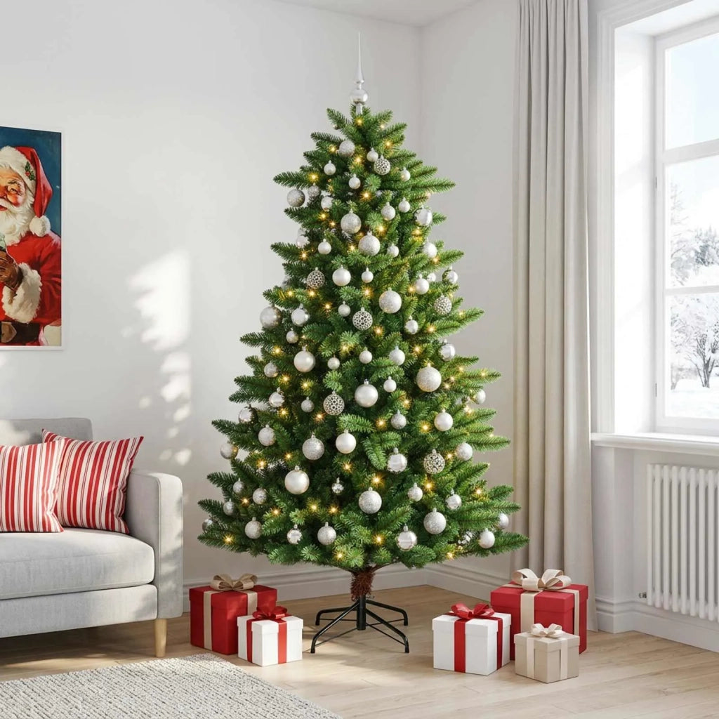 Artificial Christmas Tree with Bauble 180 cm 300 LED 3461392