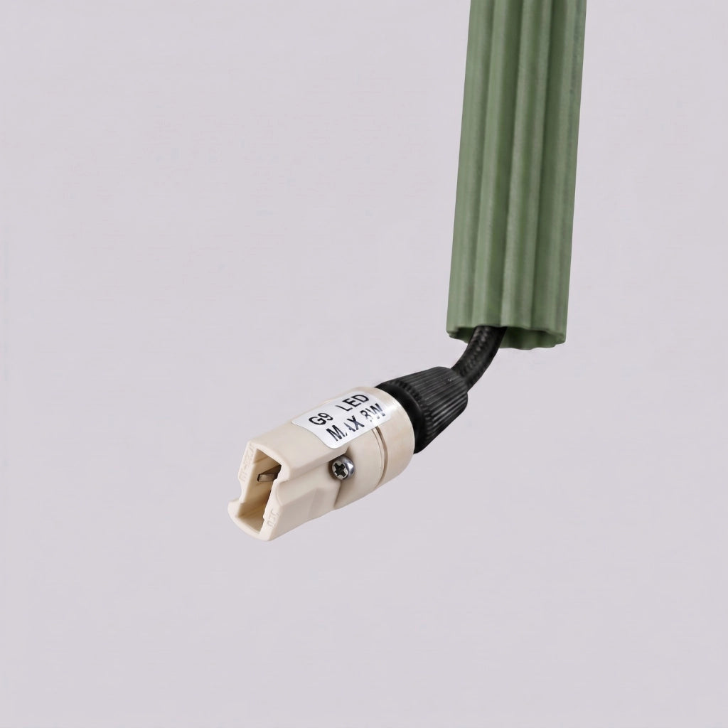 Lampada a sospensione ARCHE 2P verde oliva