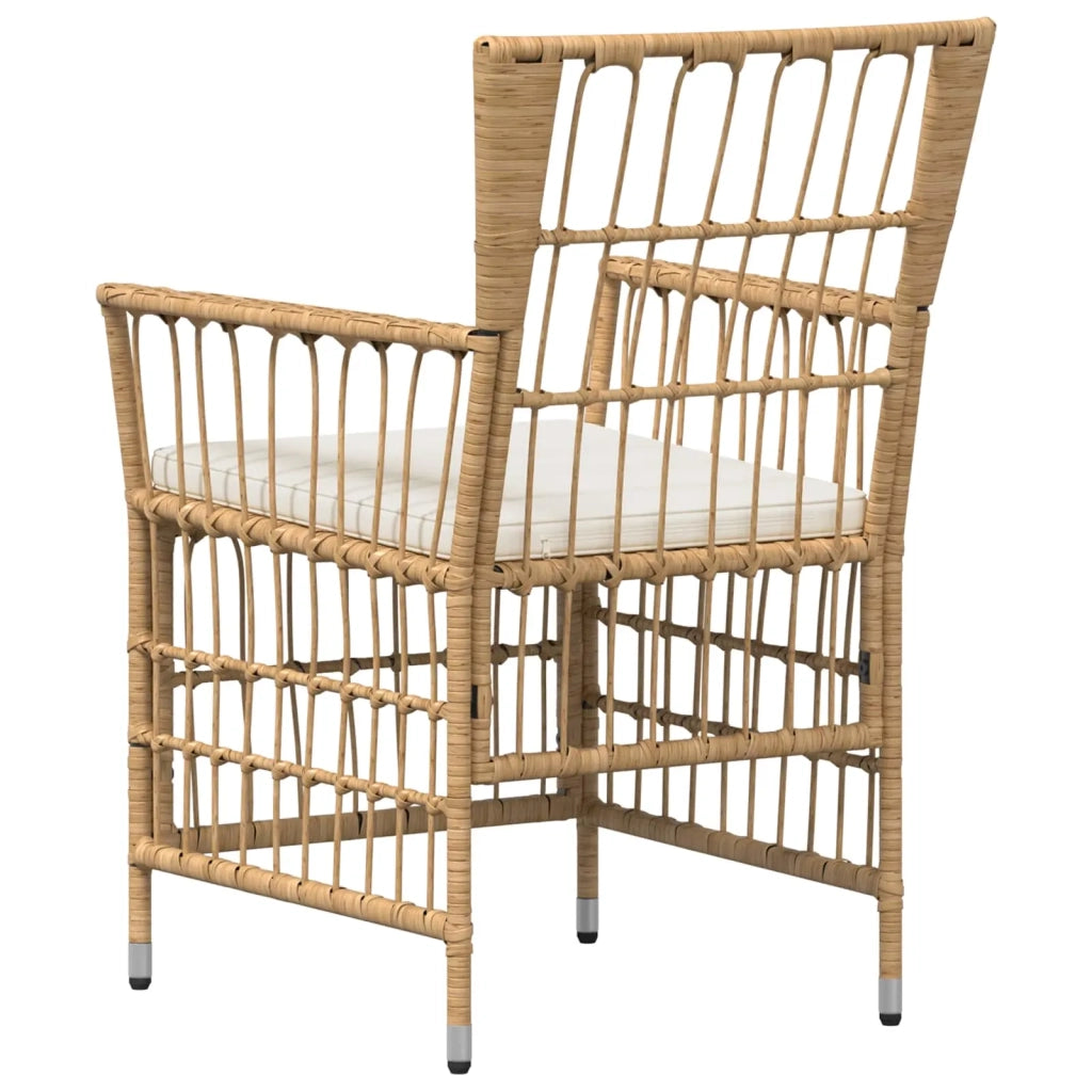 Sedie da giardino 4 pz Naturale 42025131