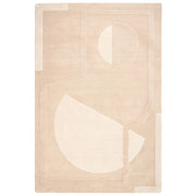 Tappeto Beige in lana Forma rettangolare Motivo geometrico 200 x 300 cm Stile moderno Soggiorno