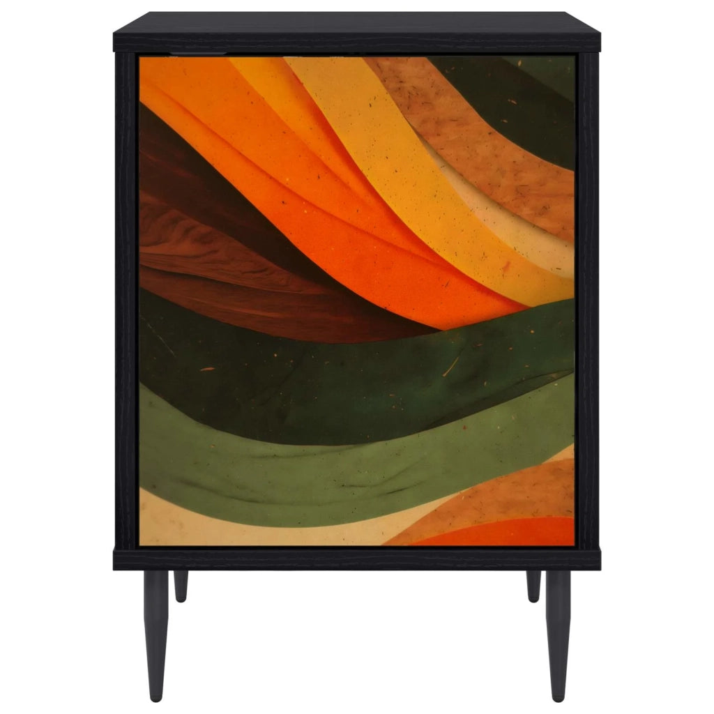 Armadio da Notte BONN 2 pz Rovere Nero 36 x 33 x 51 cm 8007254