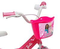 Bicicletta per Bambina 12" 1 Freno Gomme in EVA Barbie Rosa