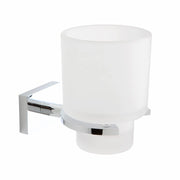 Smart - porta bicchiere satinato base cromata